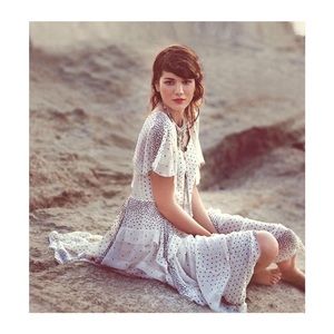 RARE Free People Paquetta Island Tiered Maxi Gown